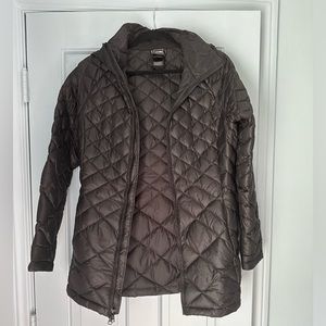 The North Face Down Quilted Jacket- Black